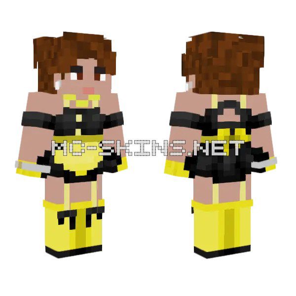 Yellow & Black Outfit