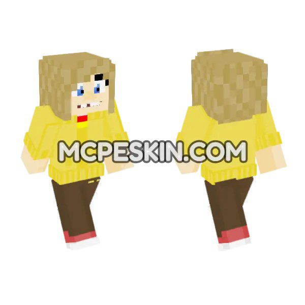 Yellow Button-Up Shirt