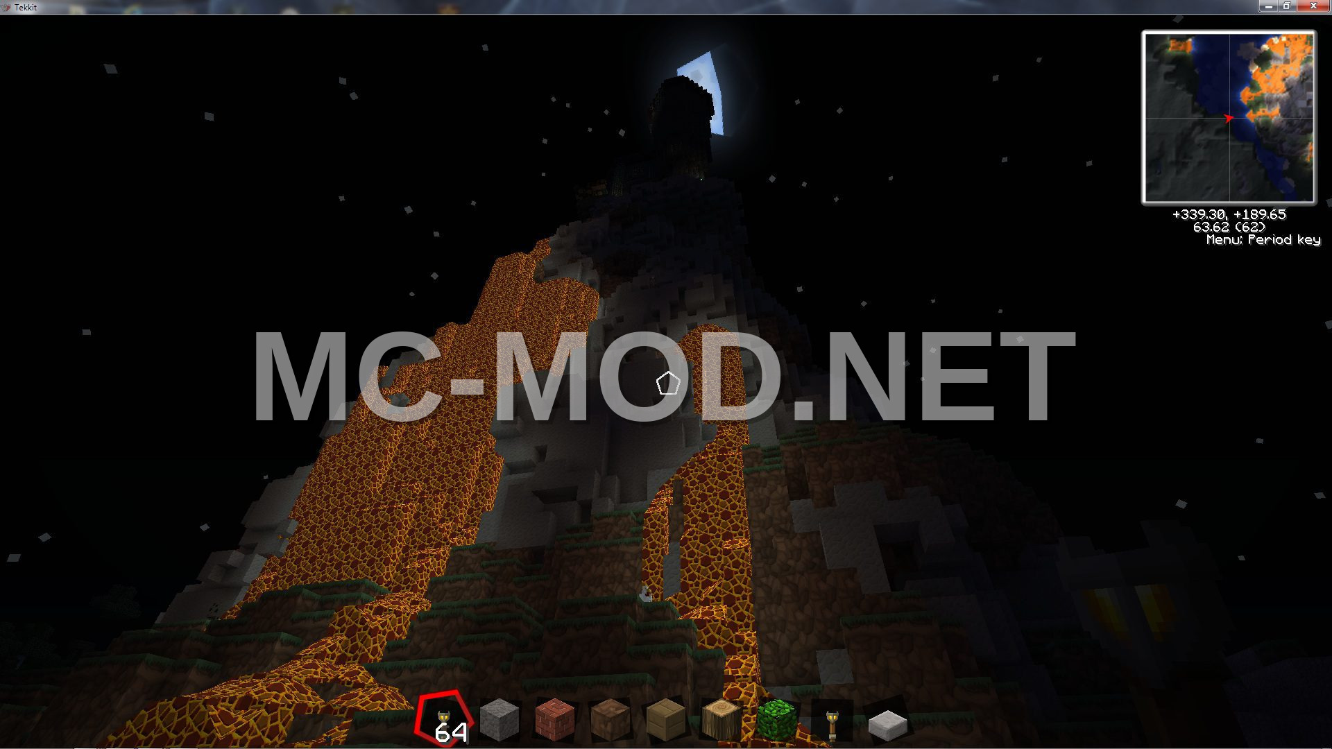 Mountain Castle with Wizard Tower