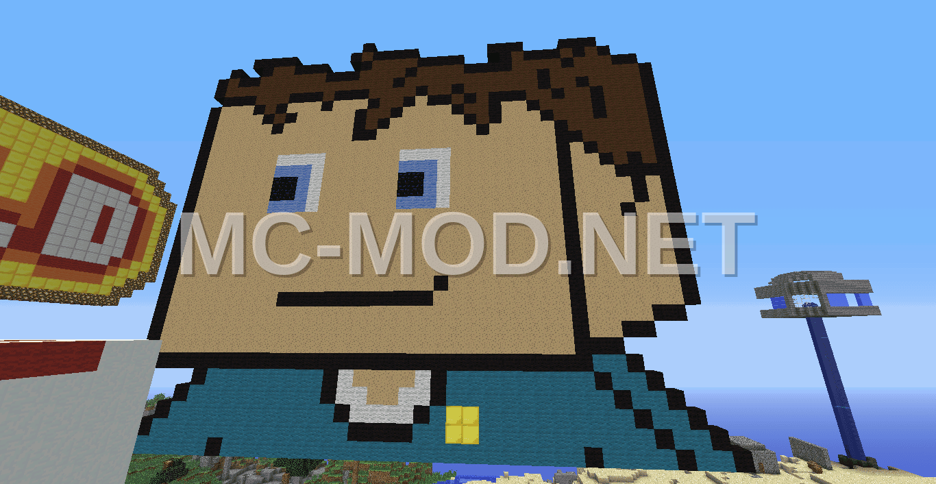 Pixel Art Face Build