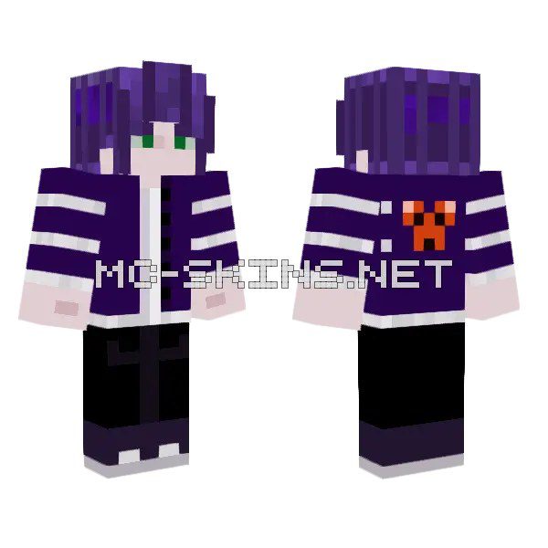 Blazingkitnue Purple Outfit