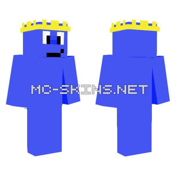 Blue Block Character