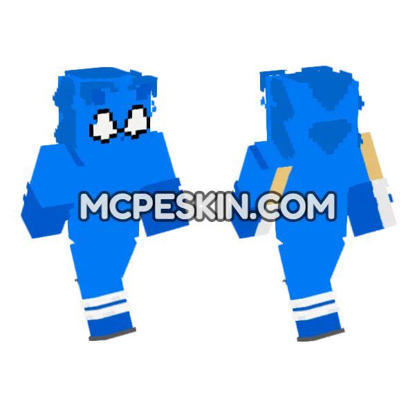 Blue Cartoon Character