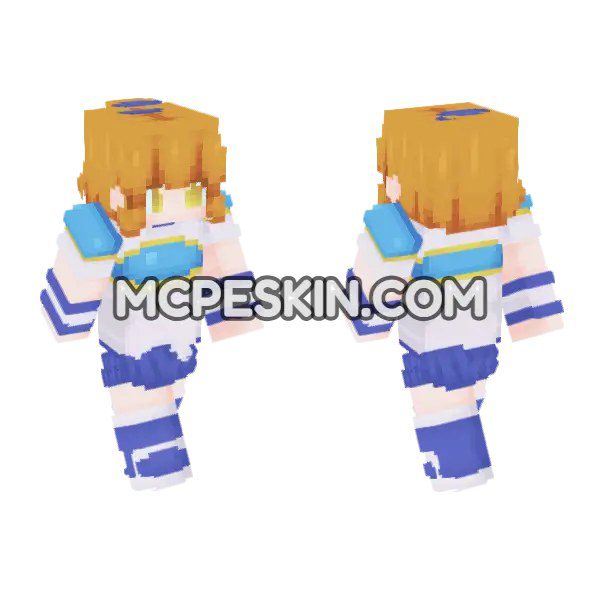 Blue Cheerleader Outfit