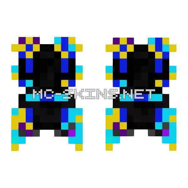 Blue Cyan Studded Plate