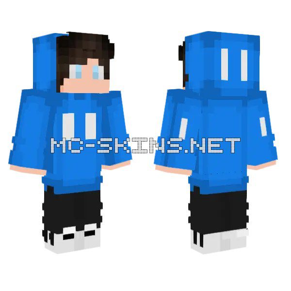 Blue Hoodie Boy