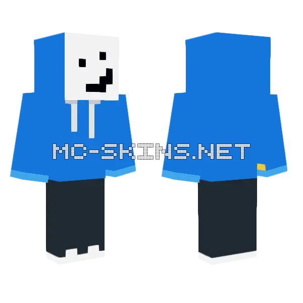 Blue Hoodie Character
