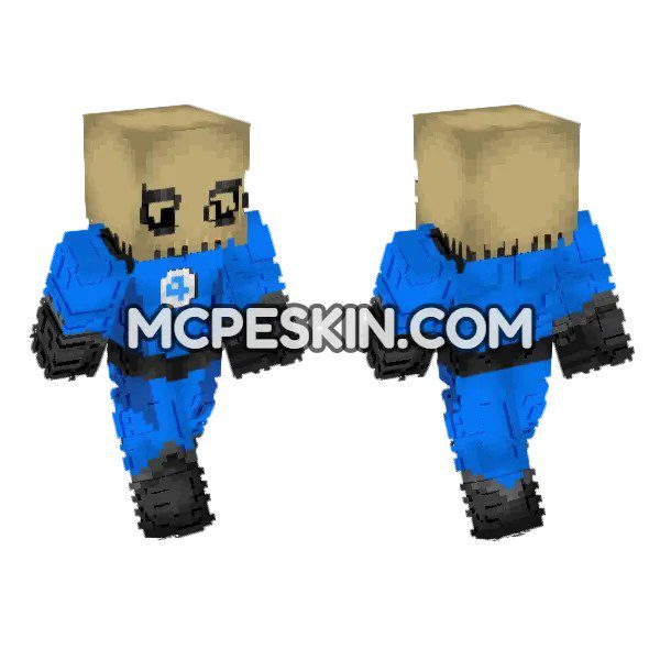 Blue Robot Warrior