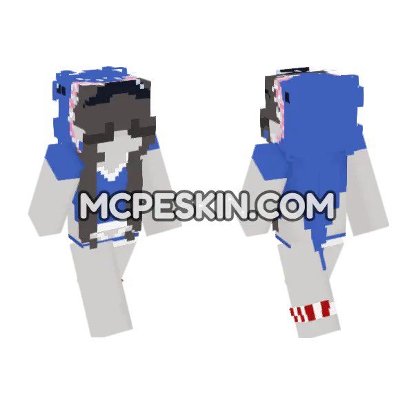 Blue Shark Hoodie