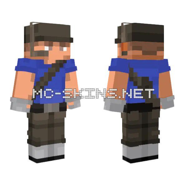 Blue Uniform Character