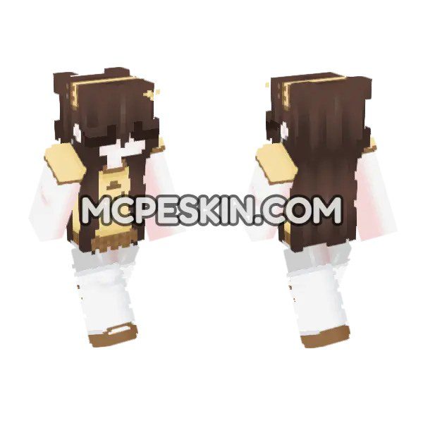 Brown Hair Maid Outfit