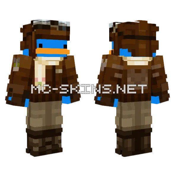 Brown Leather Aviator