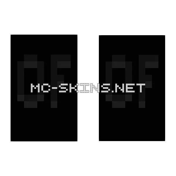 Charcoal OptiFine Letters