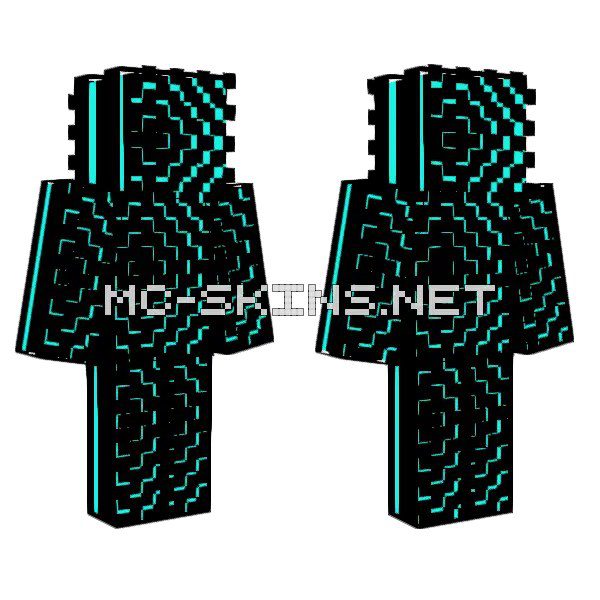 Cyan Checkered Outfit