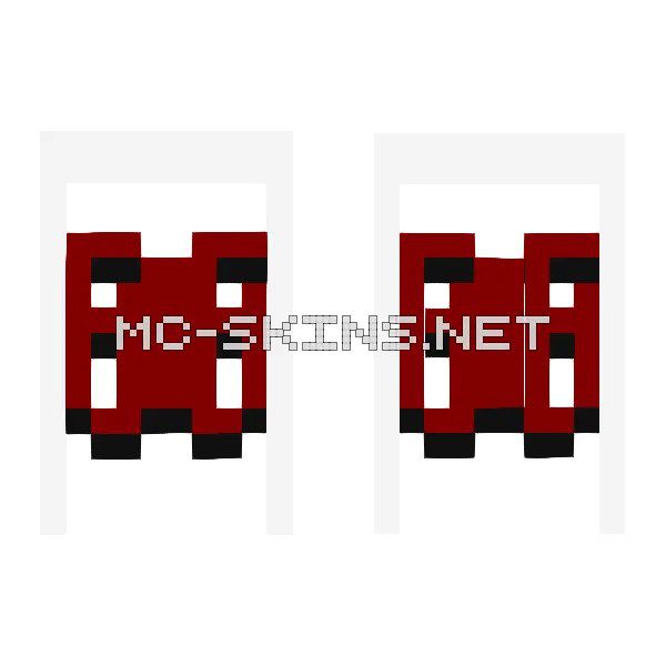 Dark Red OptiFine Letters