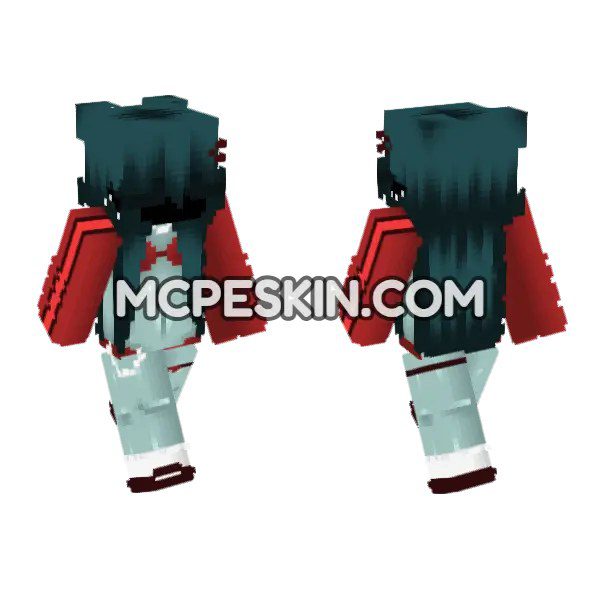 Egirl Red and Teal Dress