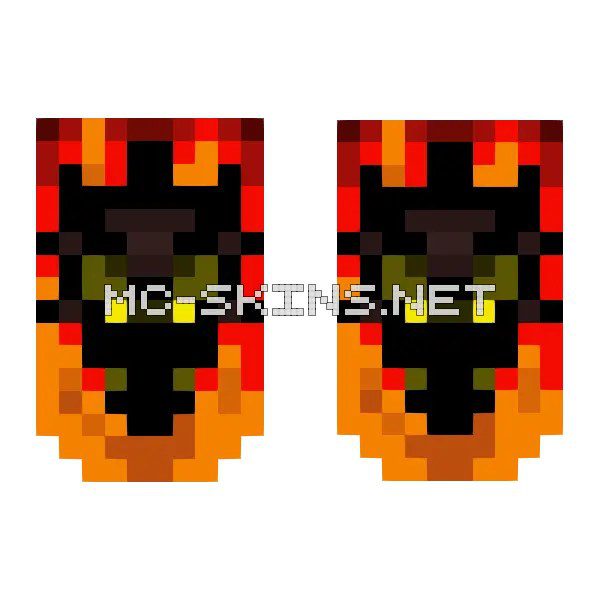 Flaming Dragon Skull