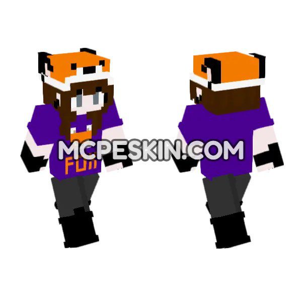 Fox Hat Shirt Skin