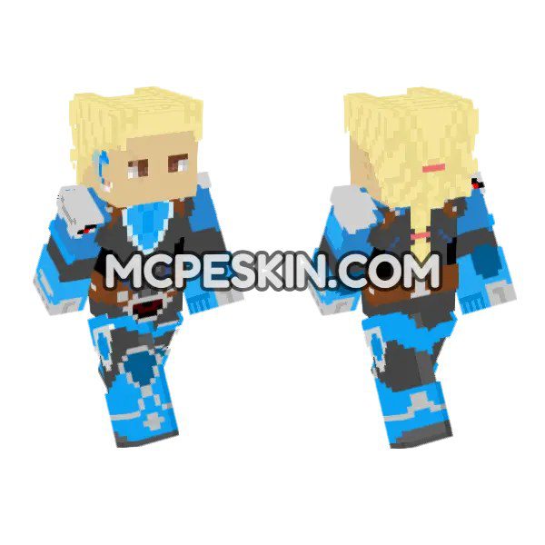 Futuristic Blue Armor