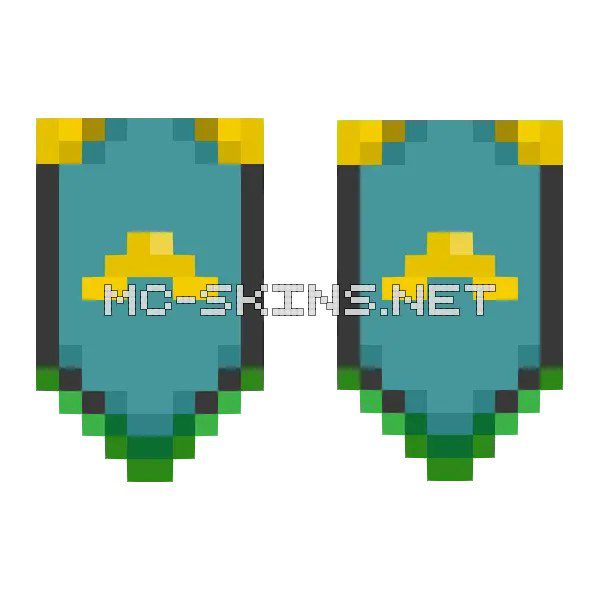 Gold Crest On Teal