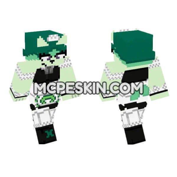 Green and Black Maid Outfit