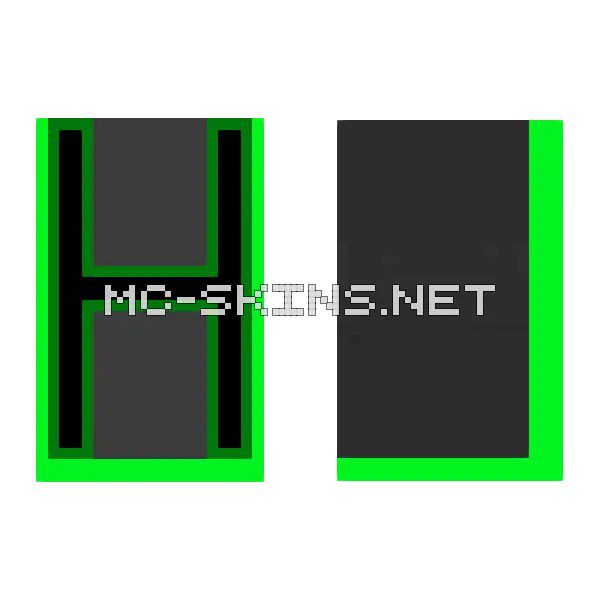 Green H Shape