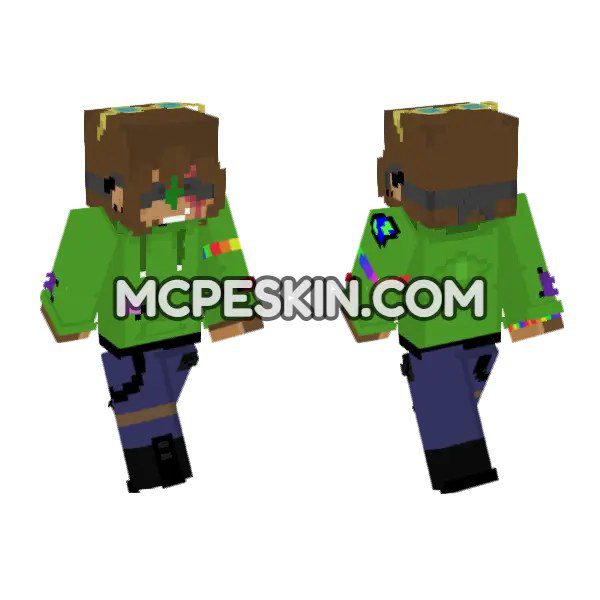 Green Hoodie Character