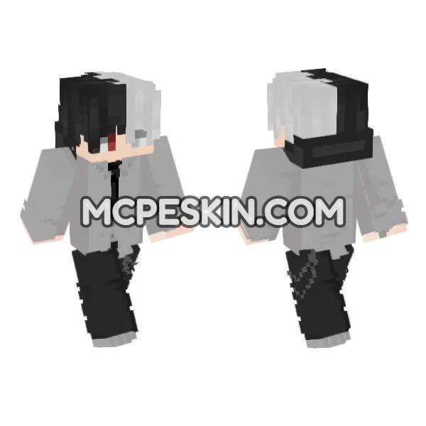 Grey Hoodie Character