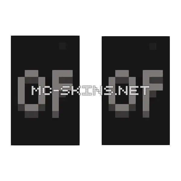 Grey OptiFine Letters