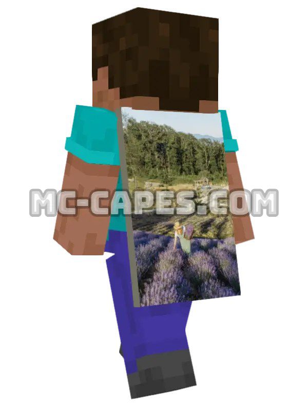Lavender Field Woman
