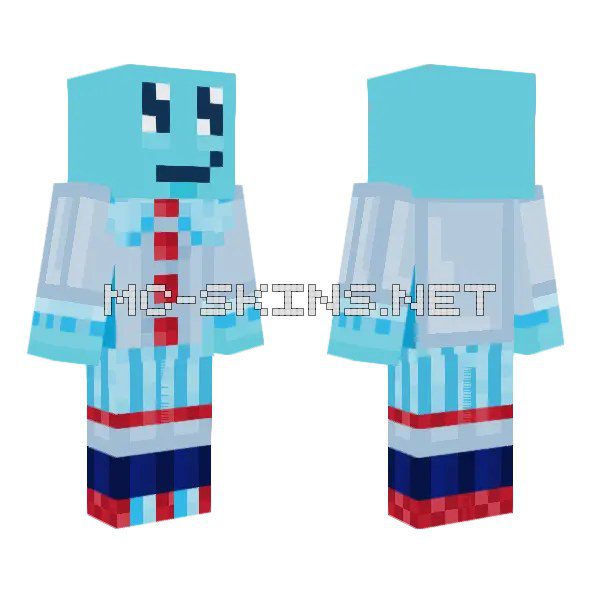 Light Blue Cloud Character