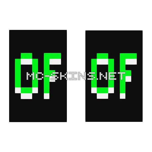 Lime OptiFine Letters