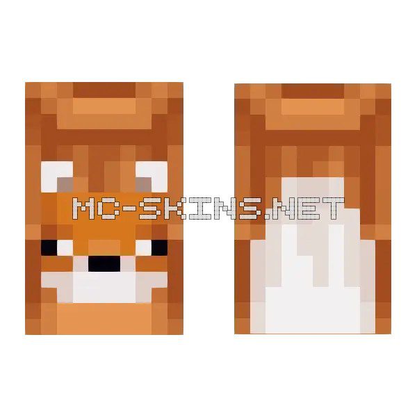 Orange Fox Face
