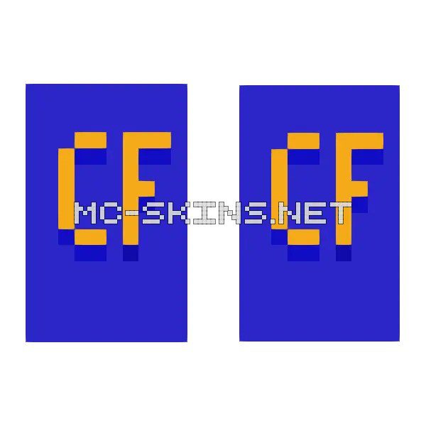 Orange OptiFine On Blue