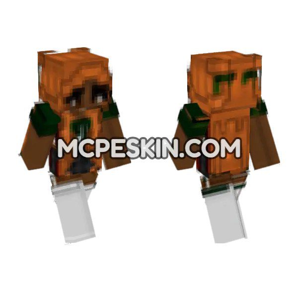 Orange Pumpkin Head