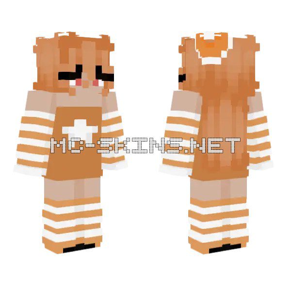 Orange Striped Outfit