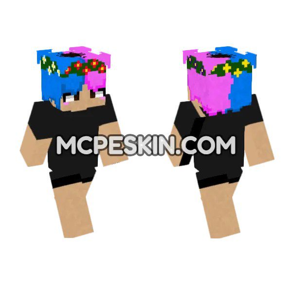 Pink and Blue Hair