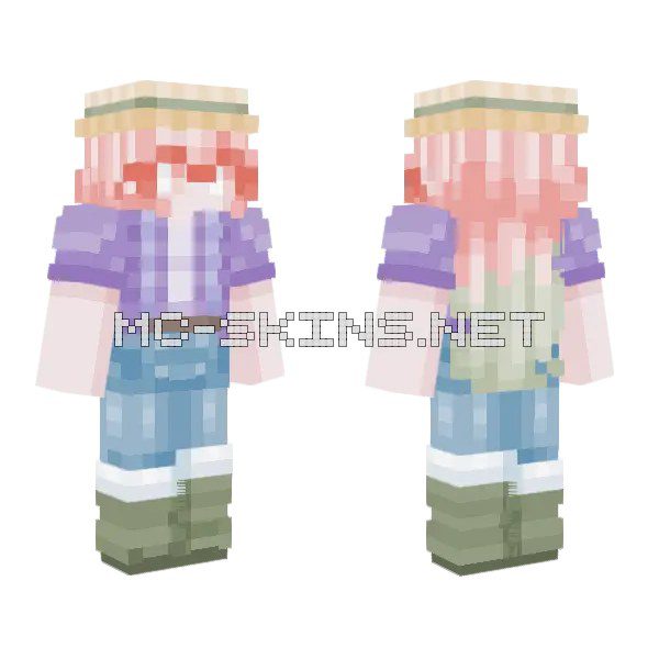 Pink And Blue Outfit