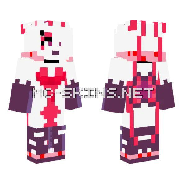 Pink and Purple Figure