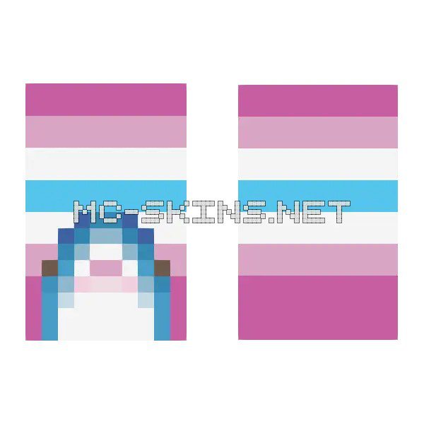Pink Blue Stripes