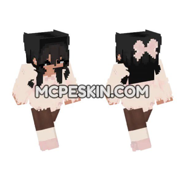 Pink Bow Schoolgirl