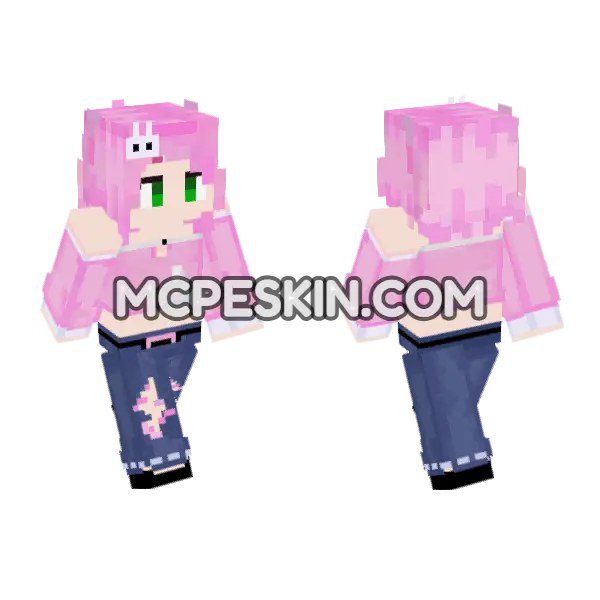 Pink Haired Girl Outfit
