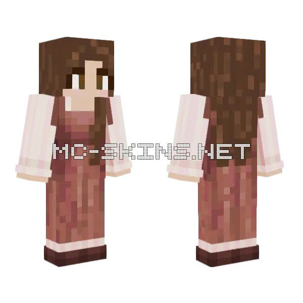 Pink Stripe Brunette