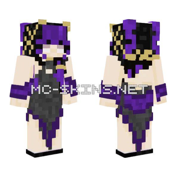 Purple and Gold Witch