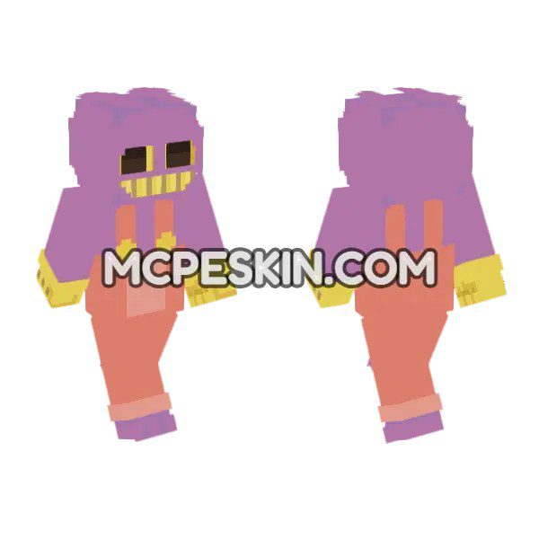 Purple Bunny Character