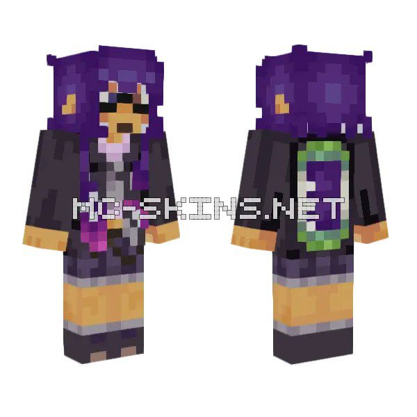 Purple Cat Ears Outfit