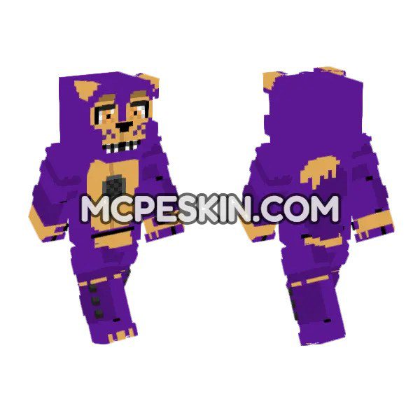 Purple Foxy Animatronic