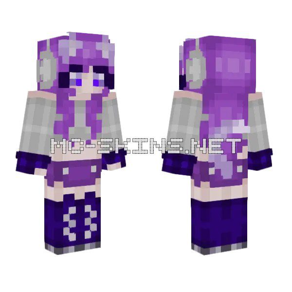 Purple Goth Girl