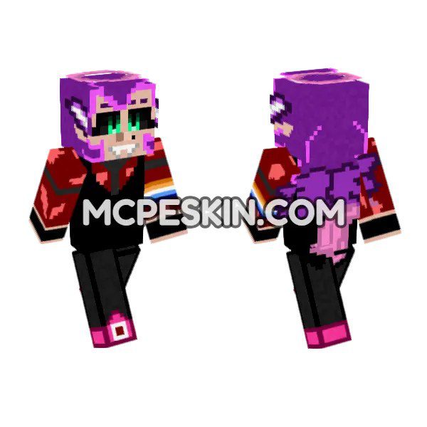 Purple Hair Girl Outfit