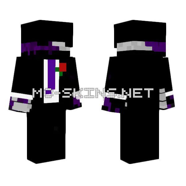 Purple Hooded Figure